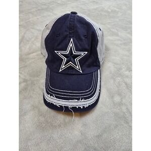 Dallas Cowboys Hat Cap Blue Gray OSFA NFL Football Star Logo Baseball